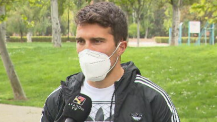 Zapater, entrevistado en Aquí y Ahora. Imagen: Aragón TV.