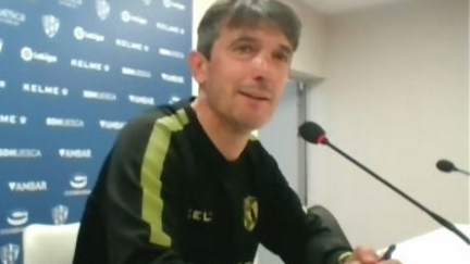 Pacheta, durante la rueda de prensa.
