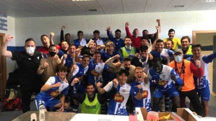 La SD Ejea casi roza la permanencia tras su victoria de este domingo.
