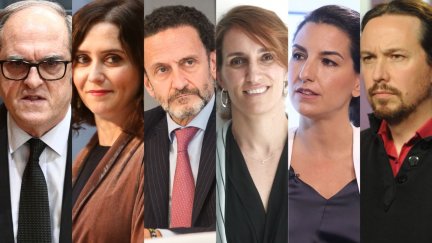 Candidatos para las elecciones a la Comunidad de Madrid 2021.