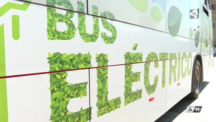 Presentación de los nuevos autobuses eléctricos. (EP).