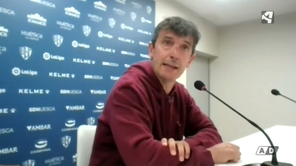 Pacheta durante la rueda de prensa.