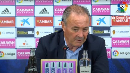 Juan Ignacio Martínez durante la rueda de prensa.