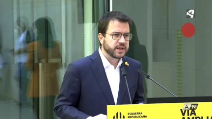 Pere Aragonès, vicepresidente de la Generalitat de Cataluña en funciones y candidato de ERC a la Presidencia.