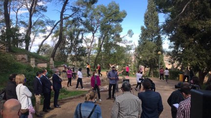 La consejera de Ciudadanía presenta en Alcañiz la nueva red de hogares del IASS. (EP).