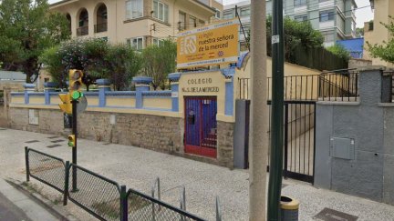 Facha del Colegio Muestra Señora de la Merced en Zaragoza.
