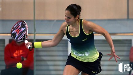 Mapi Sánchez Alayeto durante el encuentro de este miércoles.