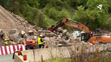 Obras en el congosto de Ventamillo.