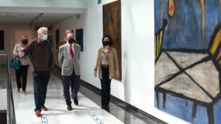 La muestra ha sido inaugurada por el presidente Javier Lambán.