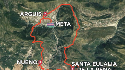 Imagen del trazado del recorrido.