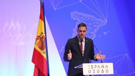 El presidente del Gobierno, Pedro Sánchez, interviene en la presentación del proyecto 'España 2050'.