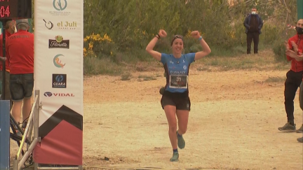 Mayi Mujika se ha impuesto en la categoría femenina de la Perimetrail de Arguis.