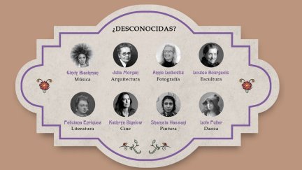 El juego permitirá conocer mejor a ocho mujeres influyentes en sus diferentes disciplinas.