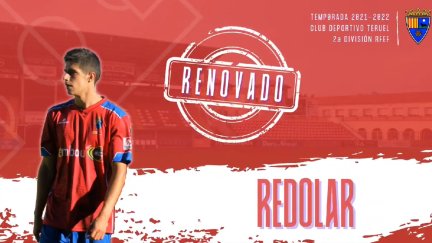 Redolar renueva con el CD Teruel.