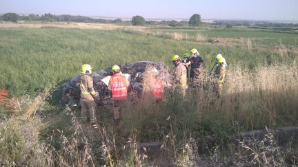 Un varón ha fallecido este lunes en un accidente de tráfico.