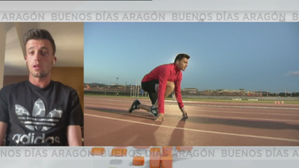 Carlos Mayo, hablando en Buenos Días.