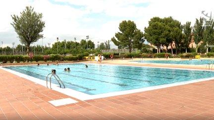 Imagen de una piscina en Aragón.