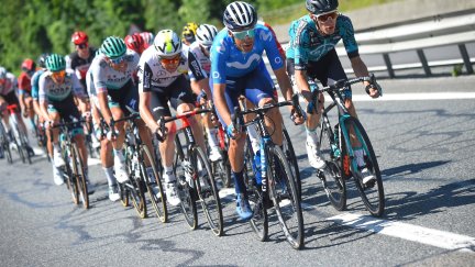 Jorge Arcas, en su reciente participación en el Critérium du Dauphiné.