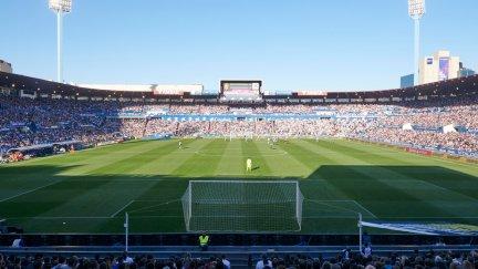 Estadio de La Romareda durante un encuentro.