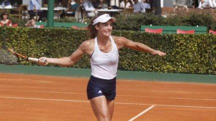 Irene Burillo durante un torneo.