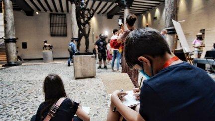 Noche en Blanco en el Museo Pablo Gargallo de Zaragoza.