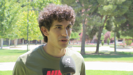 Jesús Vallejo, minutos después de conocer su convocatoria para Tokio 2020.
