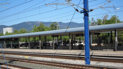 Parte del tramo ferroviario Zaragoza-Teruel-Sagunto (EP).