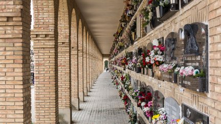 Cementerio de Torrero, en Zaragoza.
