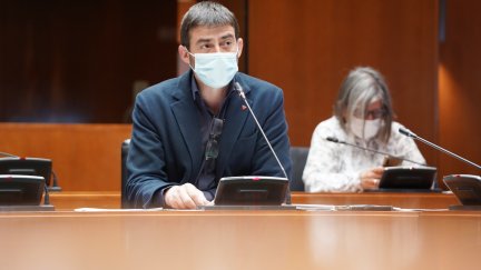 Alvaro Sanz, coordinador de IU en Aragón (Foto de archivo).