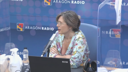 La presidenta de la Confederación Hidrográfica del Ebro, María Dolores Pascual.