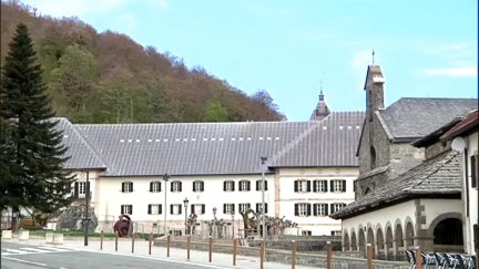 La localidad de Roncesvalles, inicio del Camino de Santiago por Navarra.
