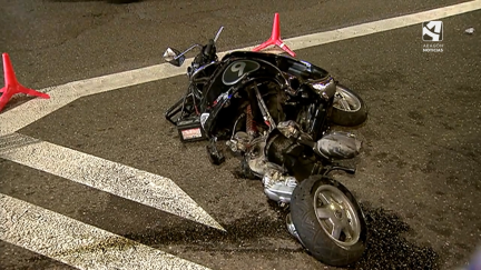 Accidente de moto.