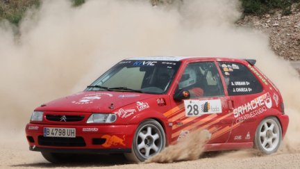 Aldo Urbani, durante la prueba disputada este domingo en Borja.