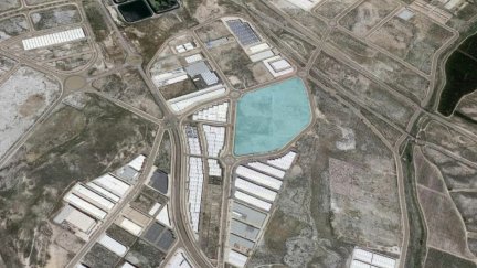 Terreno en el que se ubicará la nueva planta de 'Becton Dickinson'.