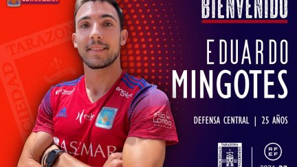 Eduardo Mingotes, que se incorpora al Tarazona, ha sido uno de los fichajes más destacados.