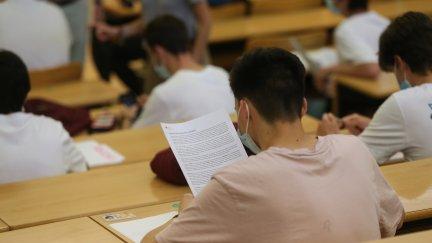 Estudiantes en la prueba de Acceso a la Universidad.