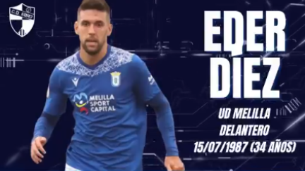 Cartel de Eder realizado por el CD Ebro.
