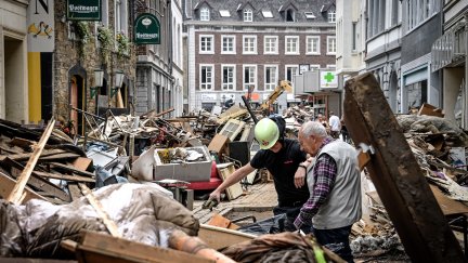 Graves daños tras las fuertes lluvias e inundaciones en Alemania (EFE).