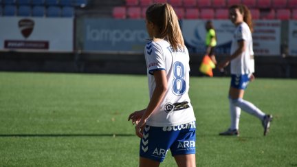 Teresa Rey, en un partido de la pasada temporada.