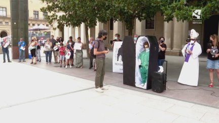 Protesta en Zaragoza