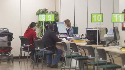 Oficina de la Seguridad Social. (EP)