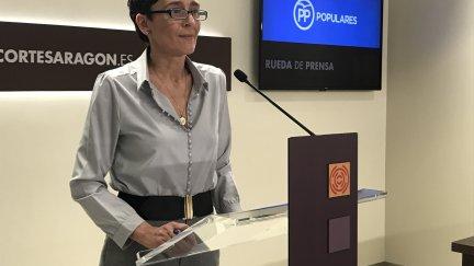 Ana Marín, portavoz de sanidad del PP en las Cortes.
