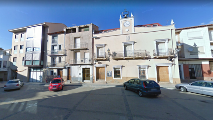 Plaza de España de Brea de Aragón.