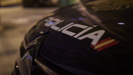 Vehículo de Policía Nacional.