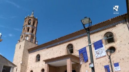 Imagen de la fachada de la iglesia de Nuestra Señora de la Natividad, en Vera de Moncayo (Zaragoza).