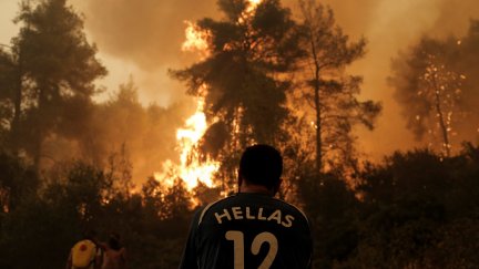 incendios en Grecia.
