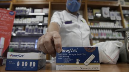 Test de antígenos a la venta en farmacias.