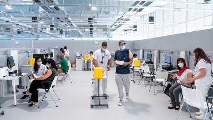 Centro de vacunación Enfermera Isabel Zendal (Madrid).