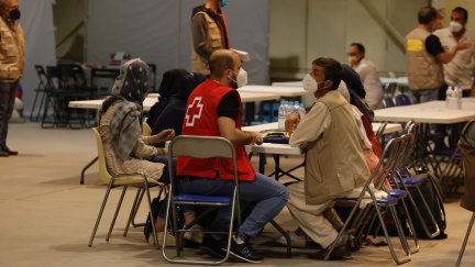 Llegada los primeros refugiados afganos a España.