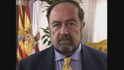 Rodolfo Aínsa, en su etapa de presidente de la Diputación Provincial de Huesca (Archivo).